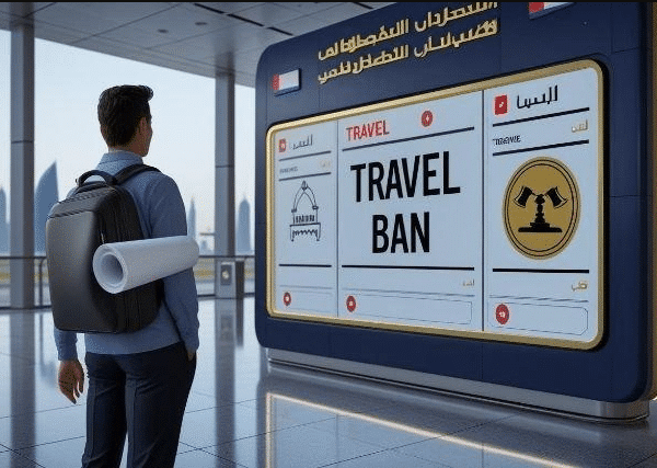 travel ban in rental dispute UAE legal process